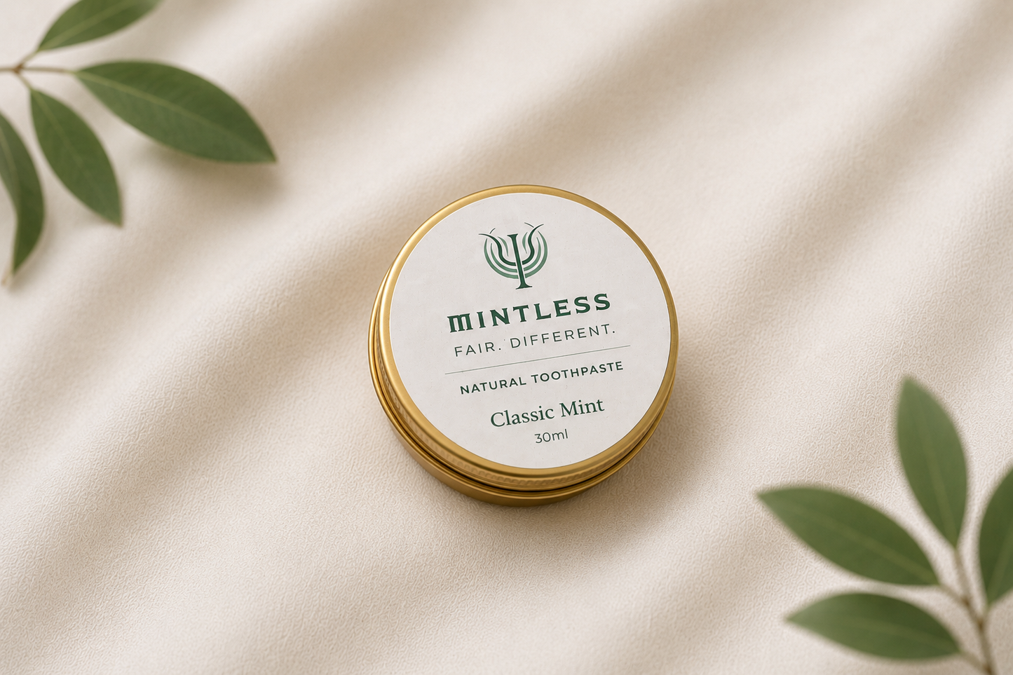 Mintless Klassieke Munt tandpasta – 30 ml