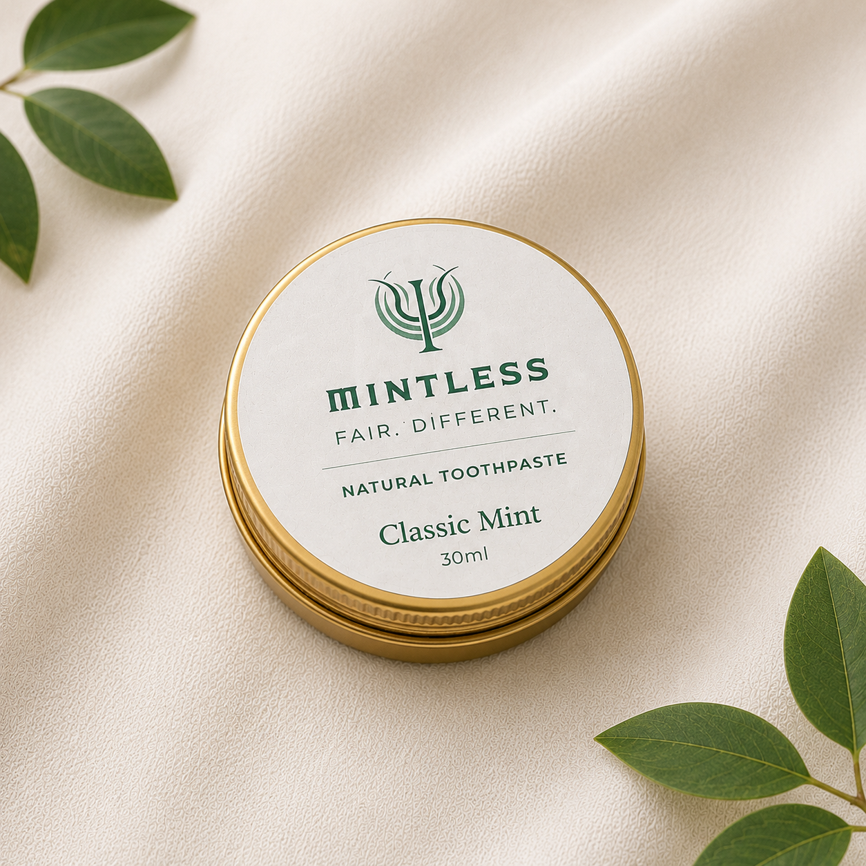 Mintless Klassieke Munt tandpasta – 30 ml
