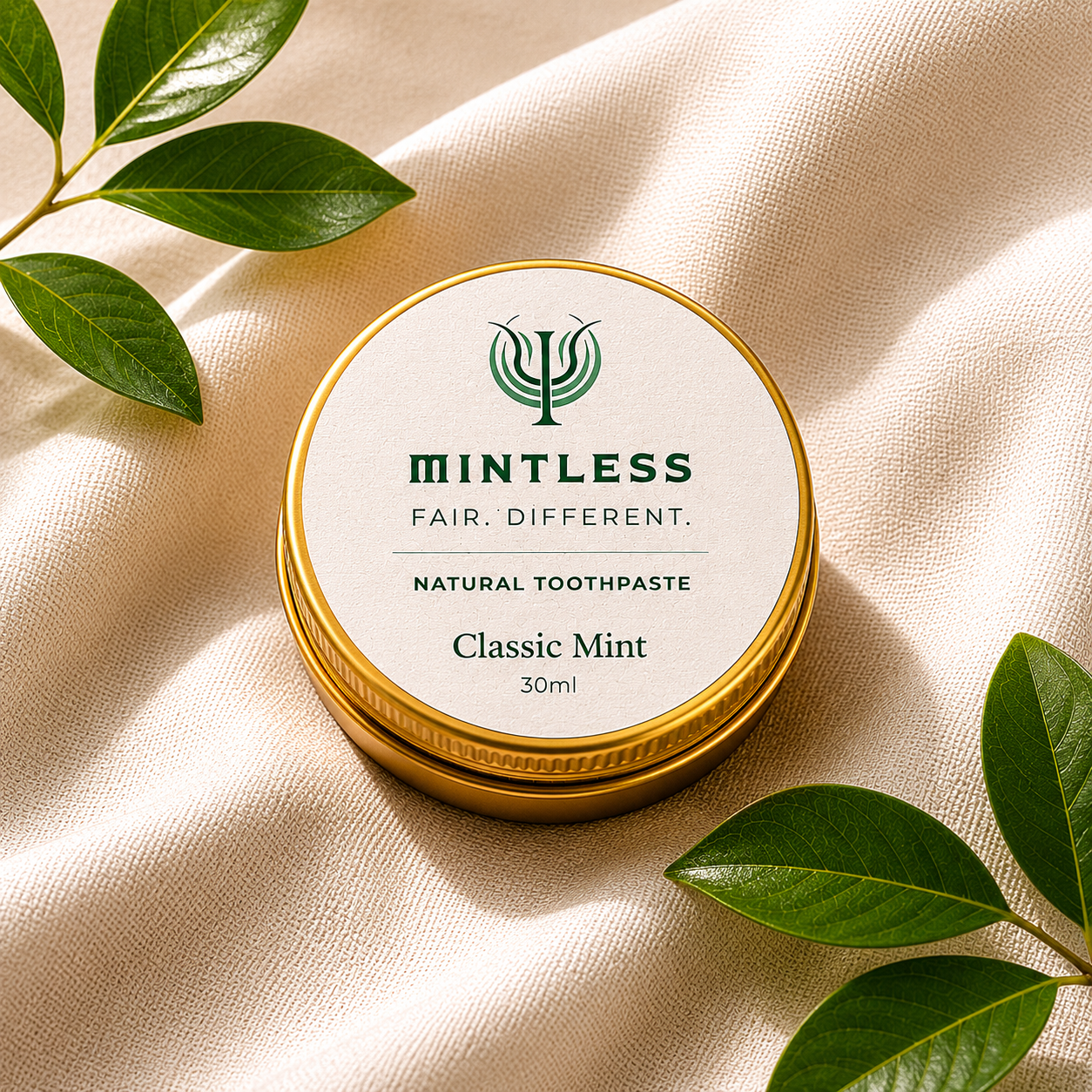 Mintless Klassieke Munt tandpasta – 30 ml